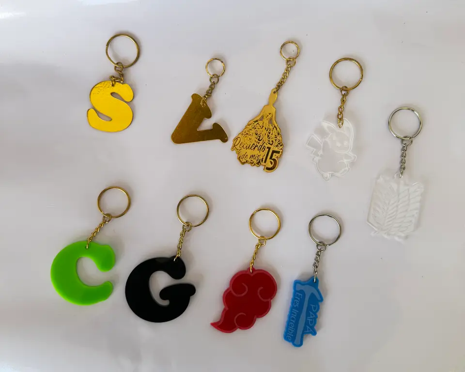 Llavero de letras