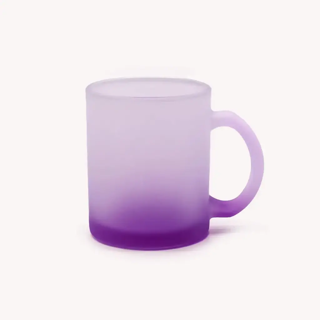 Taza Sublimable de Vidrio con Efecto Gradiente