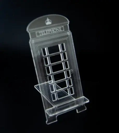 Portacelular de acrílico